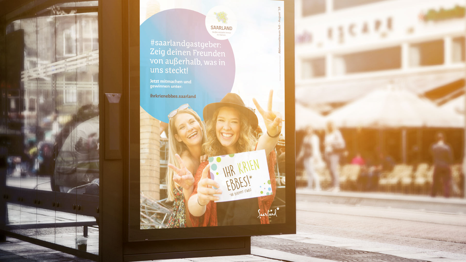 echtgut markeninszenierung Saarland-Marketing Sommeraktion 2018 Projektbeispiel
